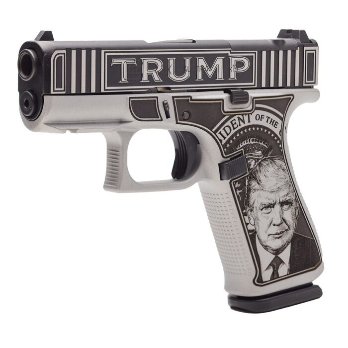 Glock 43X MOS Custom Trump Take America Back Edition